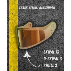 Shark Skwal İ3 /D-Skwal3 / Rıdıll 2 Kask Camı Metal Vz40045