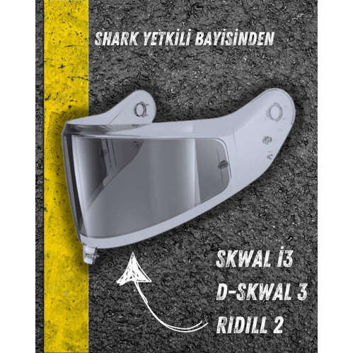 Shark Skwal İ3 /D-Skwal3 / Rıdıll 2 Kask Camı Vz40012