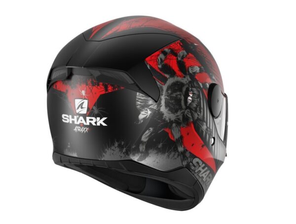 Shark D-Skwal 2 Atraxx Mat Kapalı Kask - Görsel 3