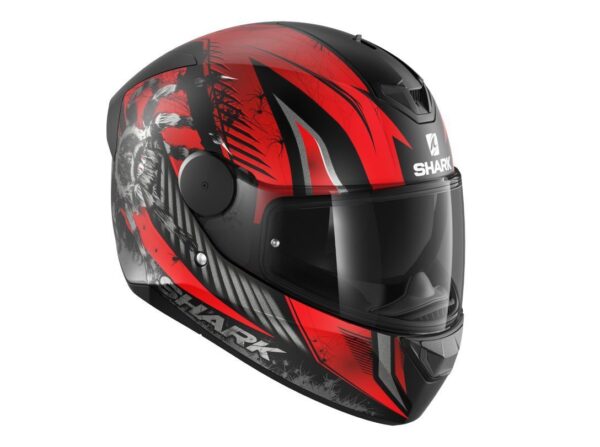 Shark D-Skwal 2 Atraxx Mat Kapalı Kask - Görsel 4