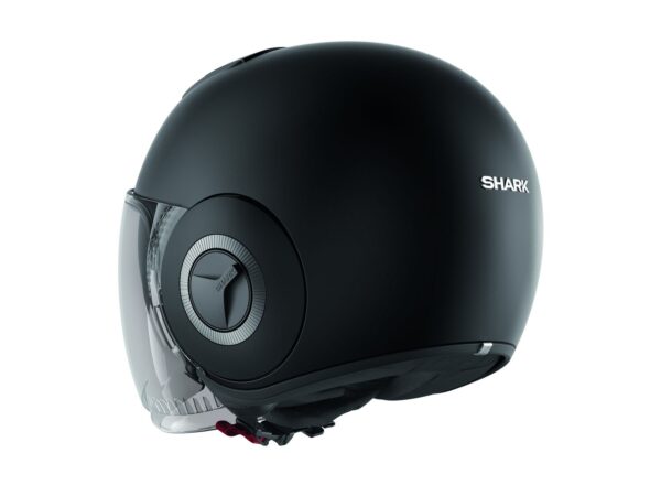 Shark Nano Blank Mat Siyah Açık Kask - Görsel 2