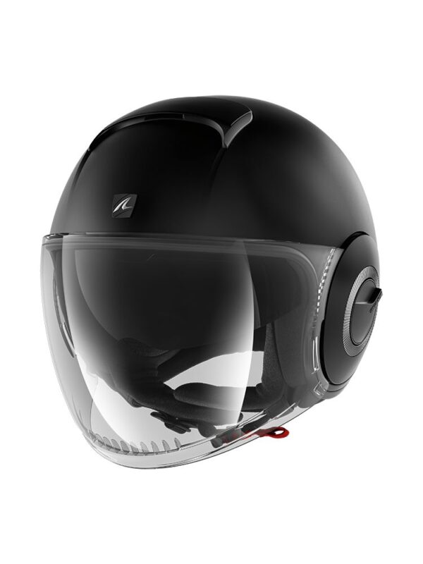 Shark Nano Blank Mat Siyah Açık Kask - Görsel 4