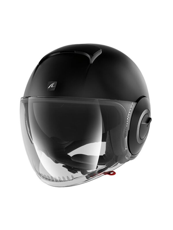 Shark Nano Blank Mat Siyah Açık Kask - Görsel 5