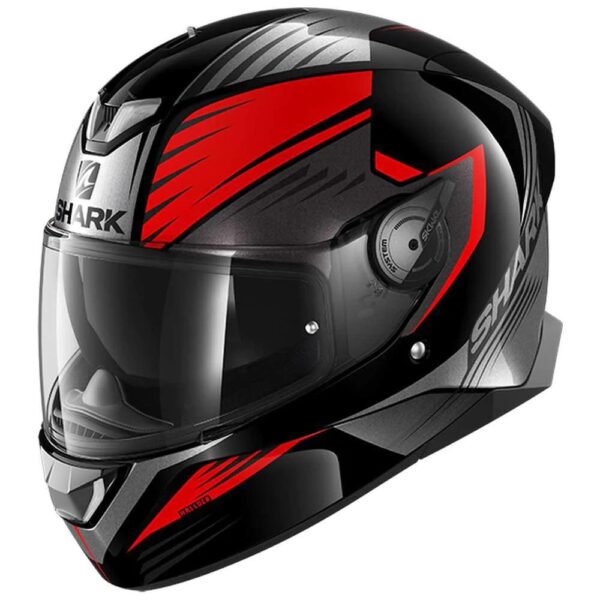 Shark Skwal 2.2 Hallder Kapalı Kask - Kırmızı