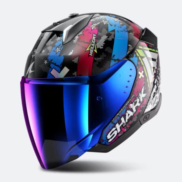 Shark Skwal i3 Jet Hellcat Açık Kask