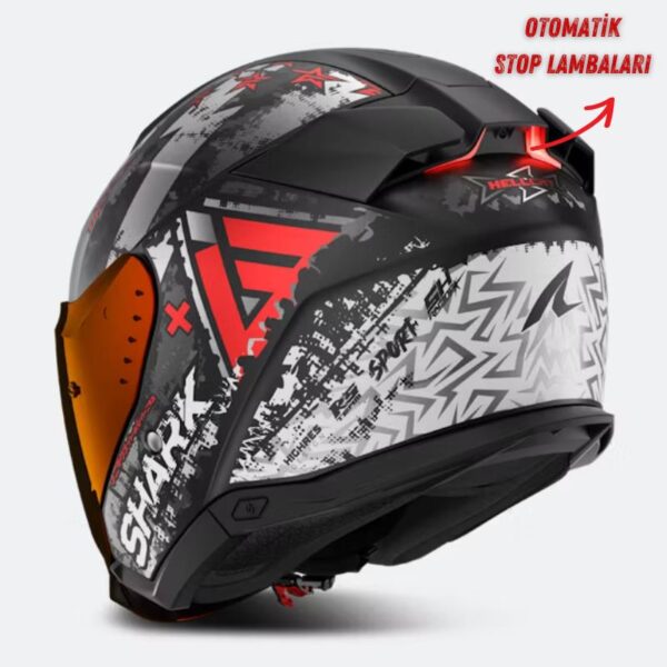 Shark Skwal i3 Jet Hellcat Mat Açık Kask - Görsel 2