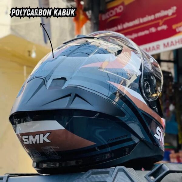 Smk Typhoon Freeride GL627 Kapalı Kask (Fit Kalıp) (ECE 22.06)