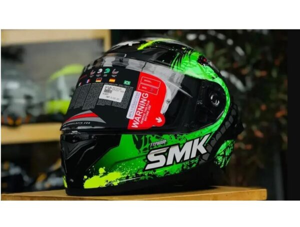 Smk Typhoon Reptile Kapalı Kask - Görsel 3