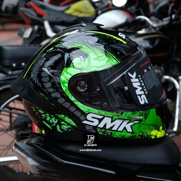 Smk Typhoon Reptile Kapalı Kask - Görsel 2