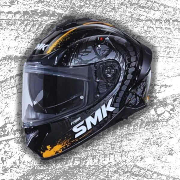 Smk Typhoon Reptile GL267 Turuncu Kask (Fit Kasa) (ECE 22.06) - Görsel 4